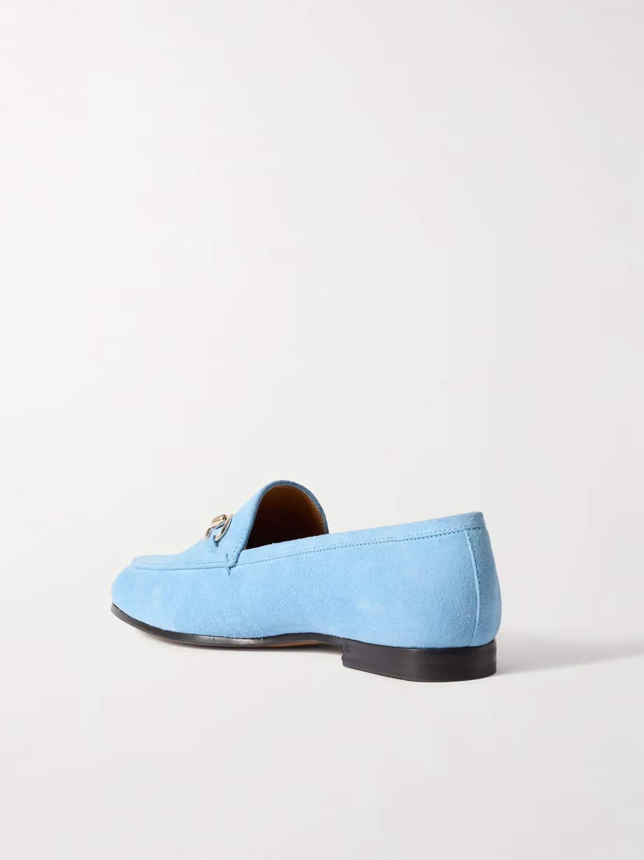 Jordaan horsebit-detailed suede loafers Jordaan horsebit-detailed suede loafers