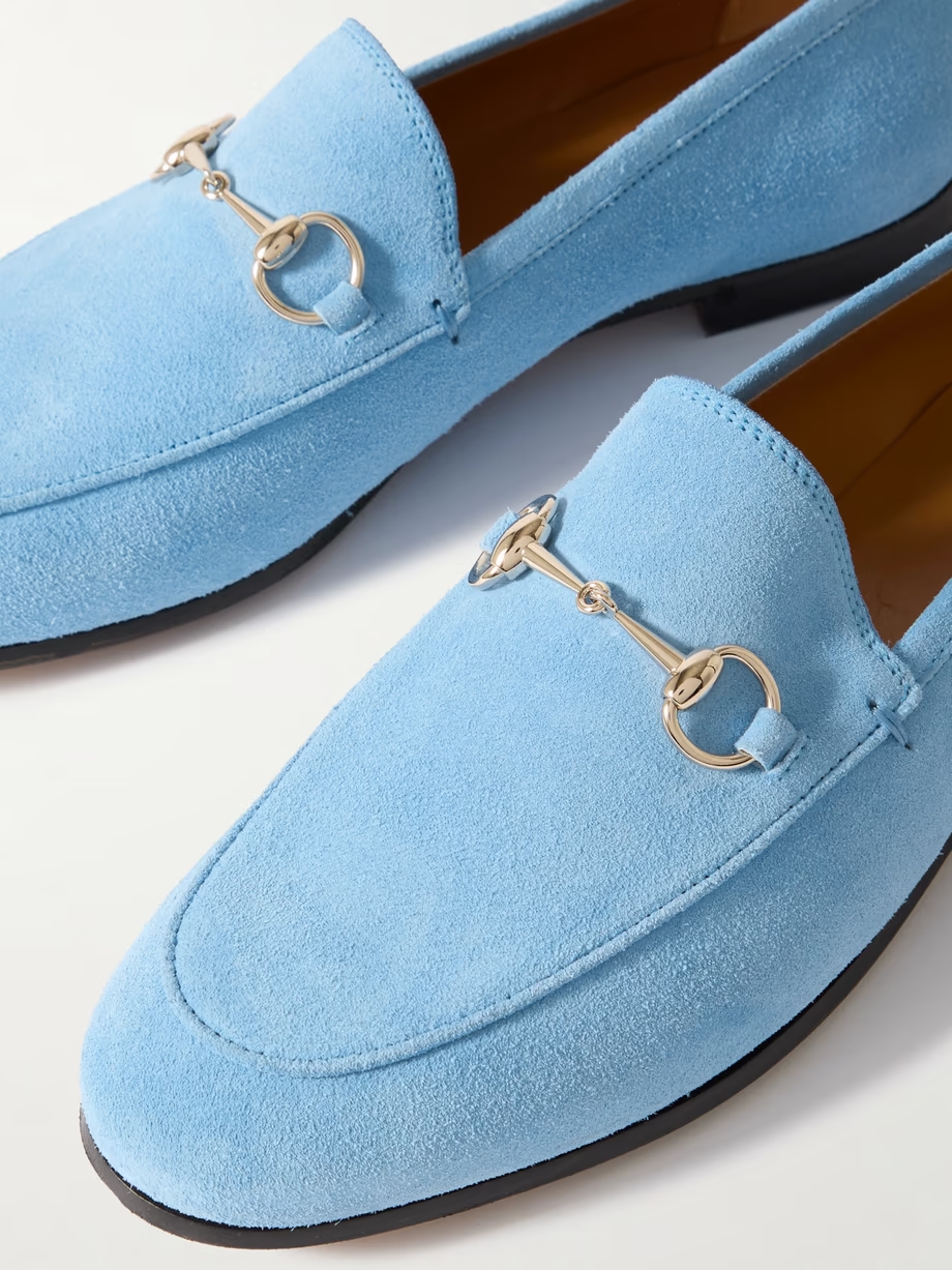 Jordaan horsebit-detailed suede loafers Jordaan horsebit-detailed suede loafers