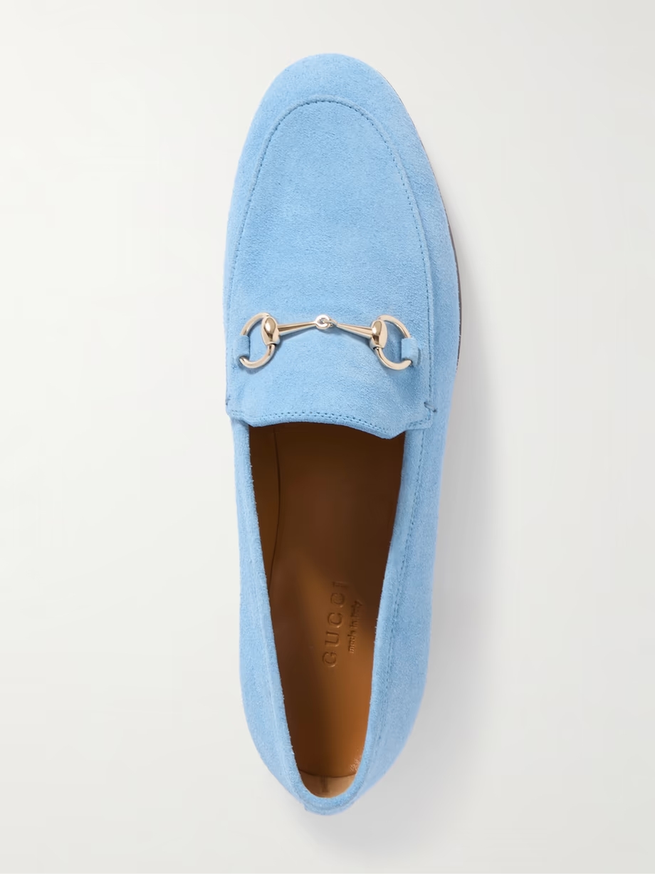 Jordaan horsebit-detailed suede loafers Jordaan horsebit-detailed suede loafers