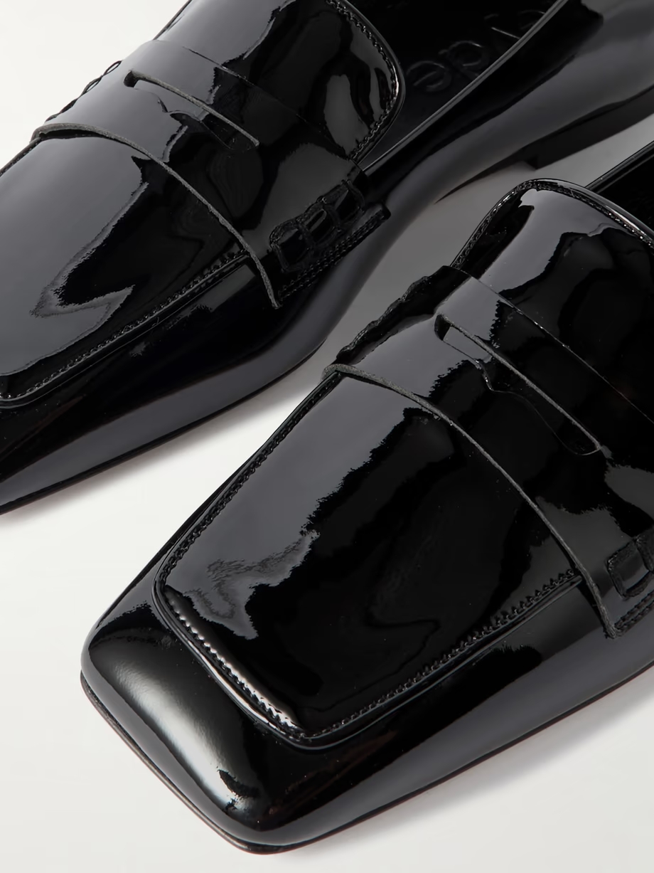 Tom patent-leather loafers Tom patent-leather loafers