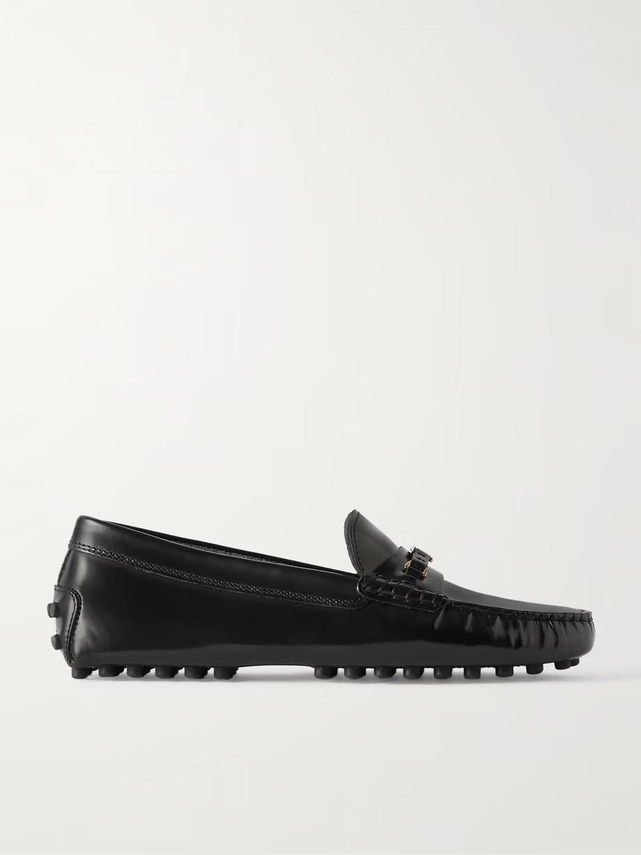 Gommino embellished patent-leather loafers Gommino embellished patent-leather loafers