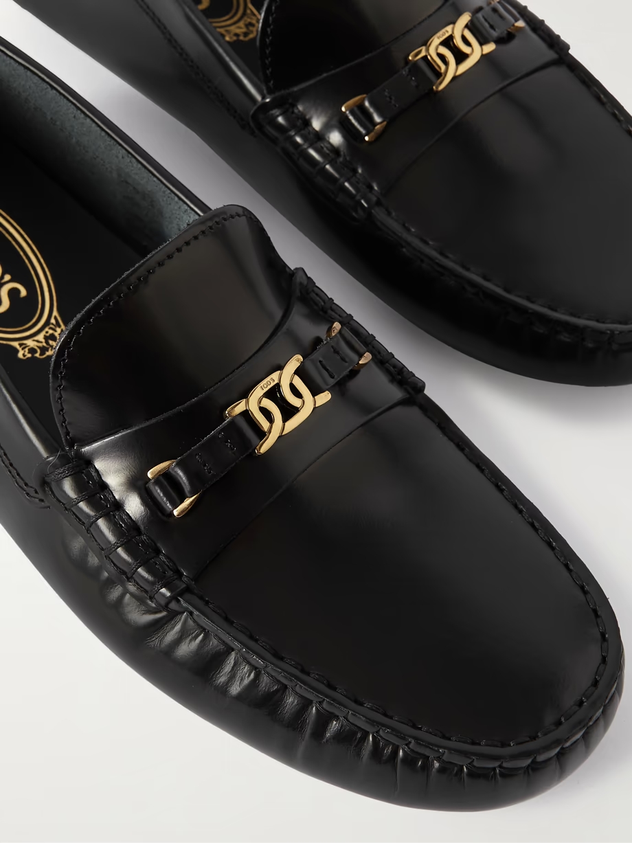 Gommino embellished patent-leather loafers Gommino embellished patent-leather loafers