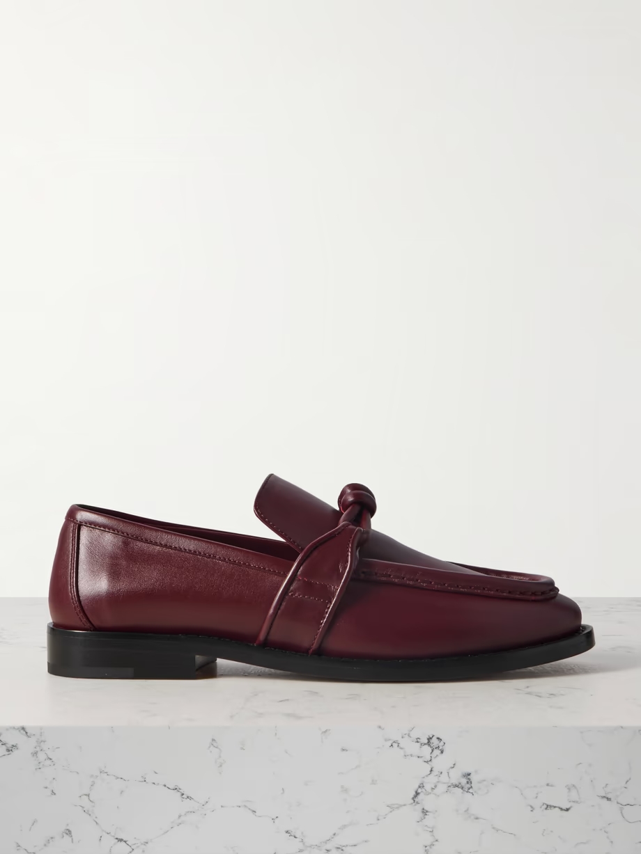 Astaire embellished leather loafers Astaire embellished leather loafers