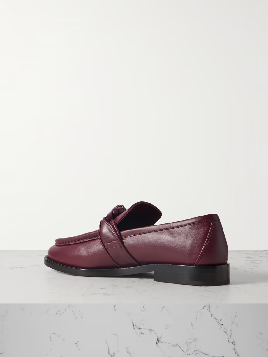 Astaire embellished leather loafers Astaire embellished leather loafers