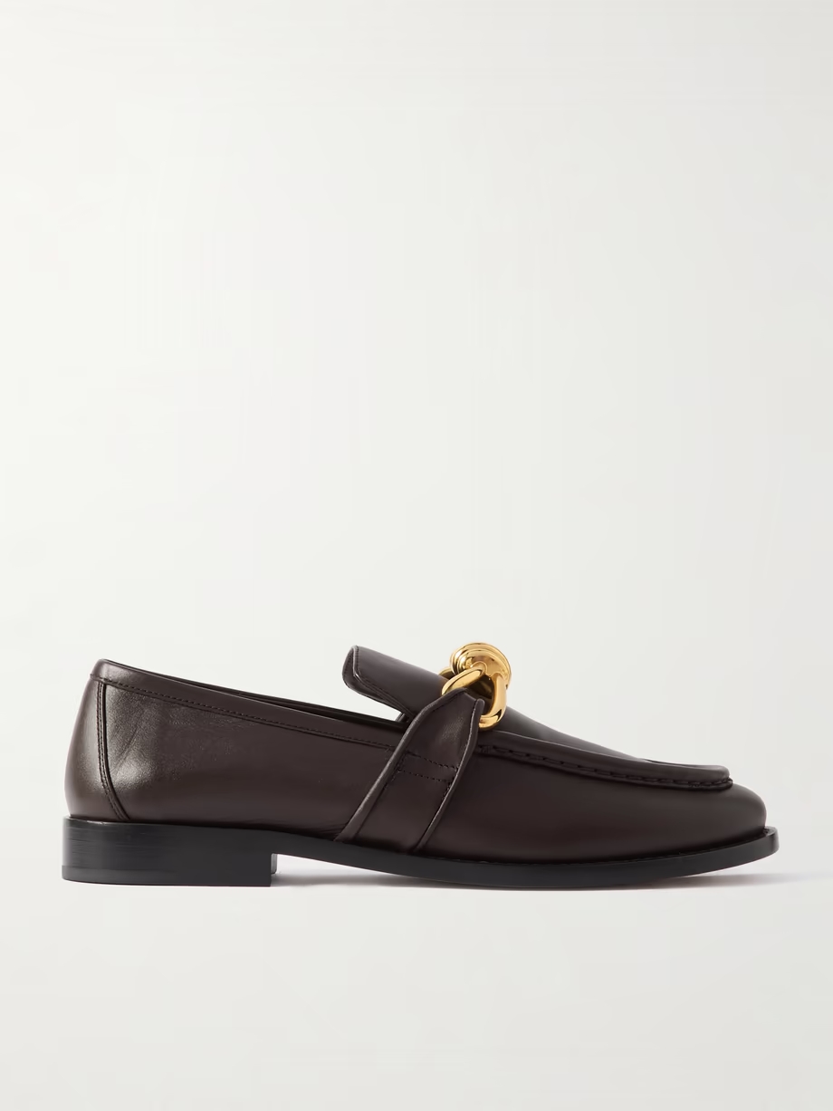 Astaire embellished leather loafers Astaire embellished leather loafers