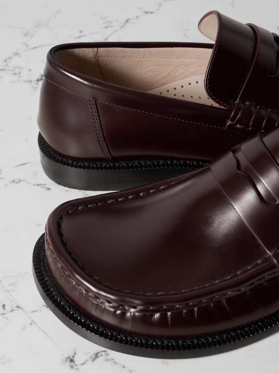 Campo brushed-leather loafers Campo brushed-leather loafers