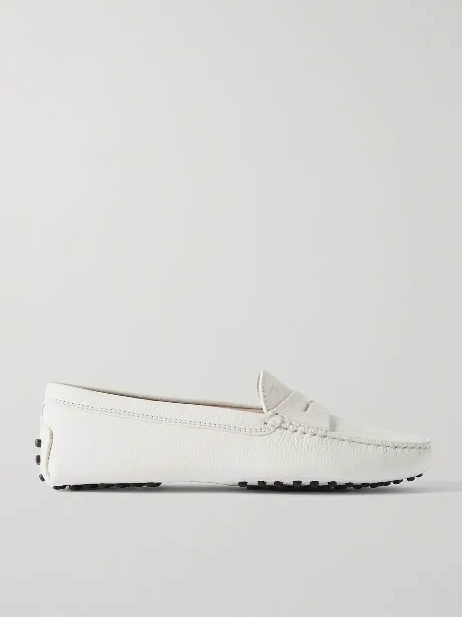Gommino textured-leather loafers Gommino textured-leather loafers