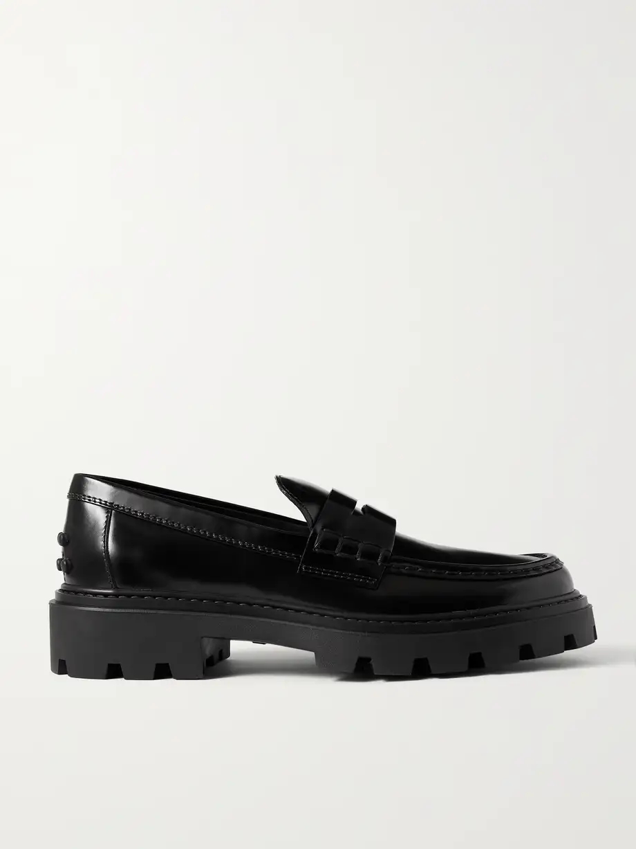Gomma Pesante glossed-leather loafers Gomma Pesante glossed-leather loafers
