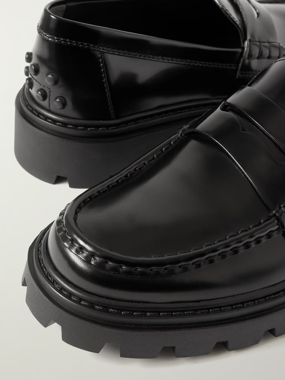 Gomma Pesante glossed-leather loafers Gomma Pesante glossed-leather loafers