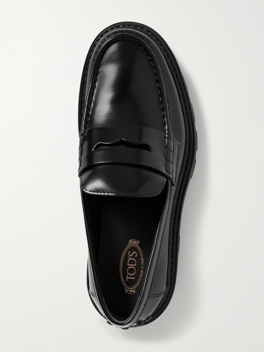 Gomma Pesante glossed-leather loafers Gomma Pesante glossed-leather loafers