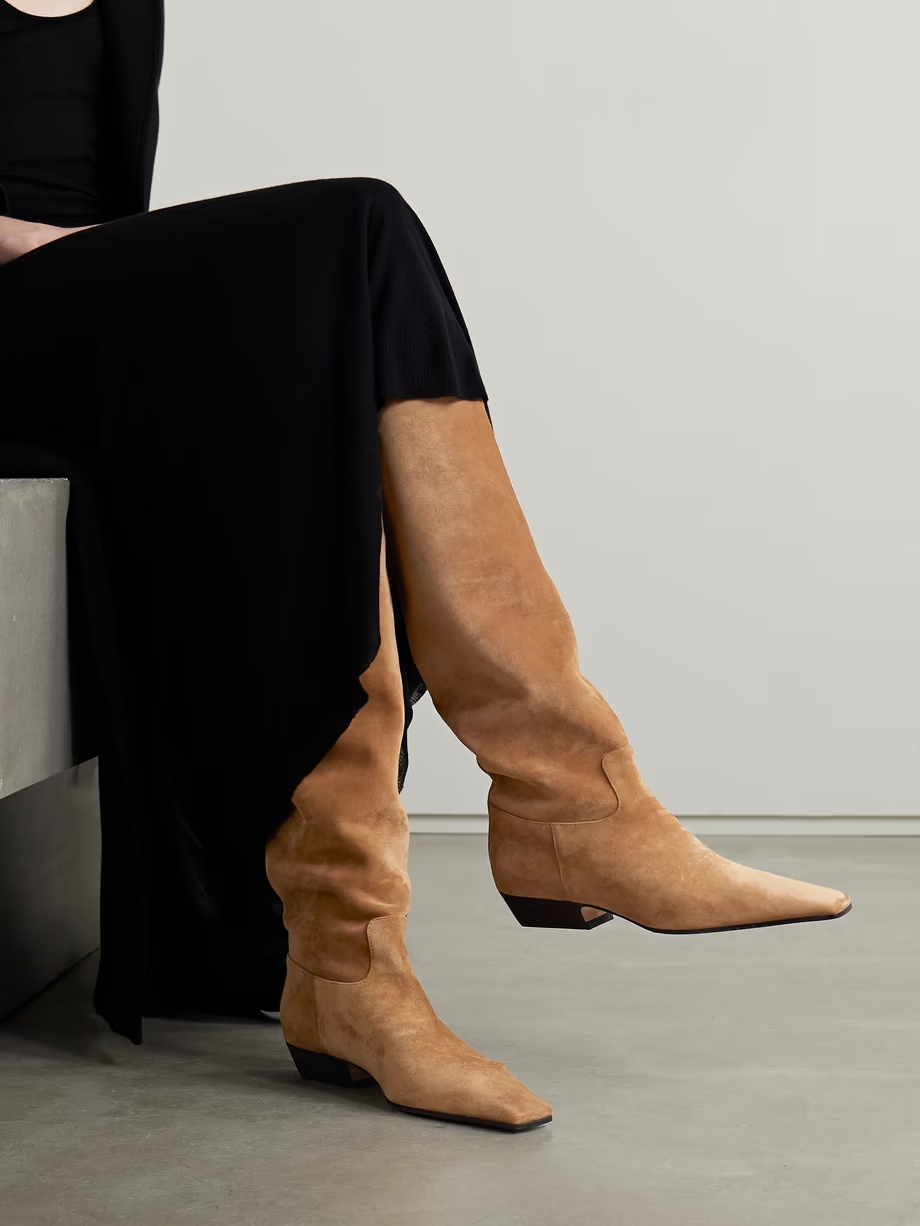Marfa suede knee boots Marfa suede knee boots