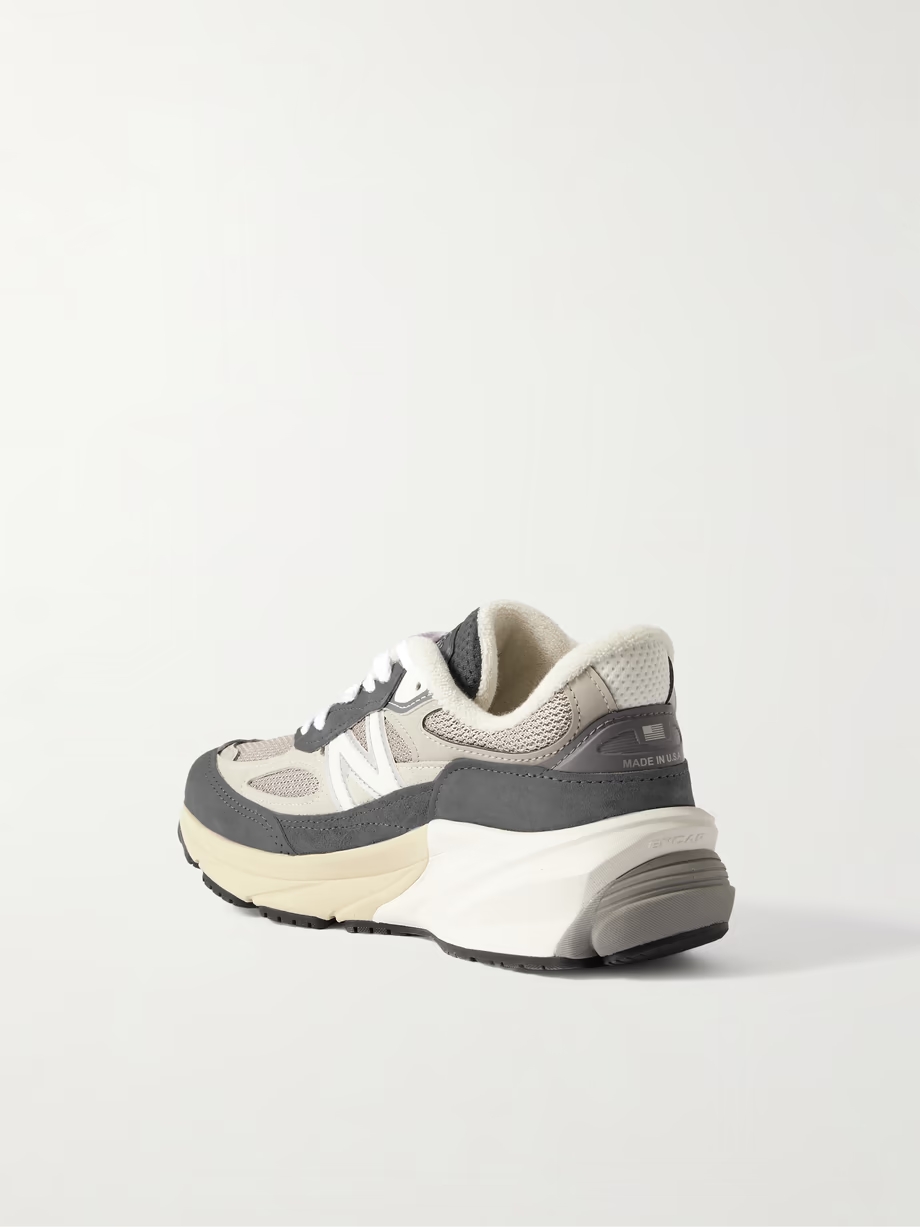 Made in USA 990V6 suede, leather and mesh sneakers Made in USA 990V6 suede, leather and mesh sneakers