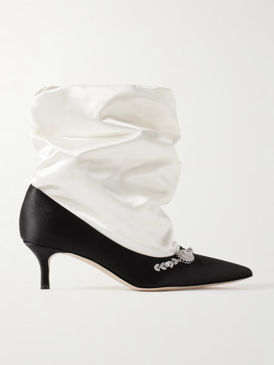 Lamik 50 embellished satin ankle boots Lamik 50 embellished satin ankle boots