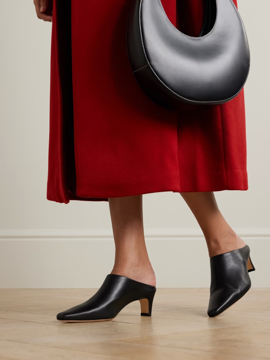 Wally leather mules Wally leather mules