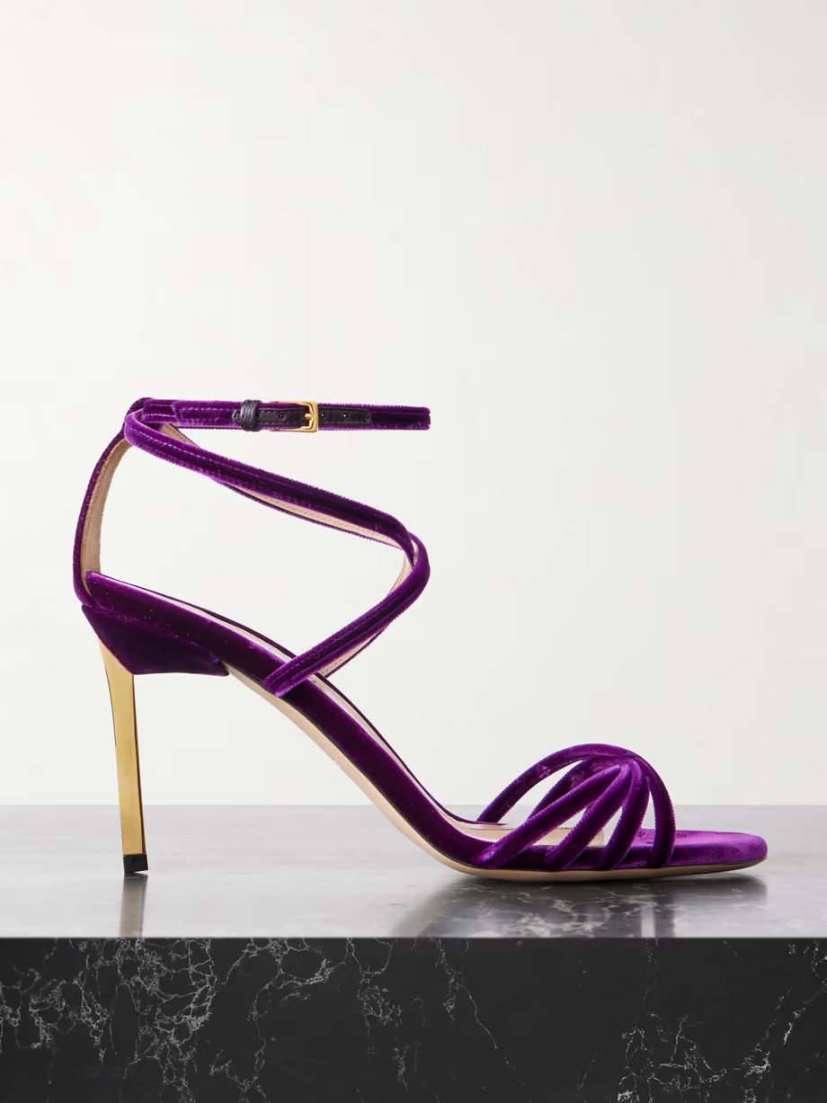 Ida velvet sandals Ida velvet sandals