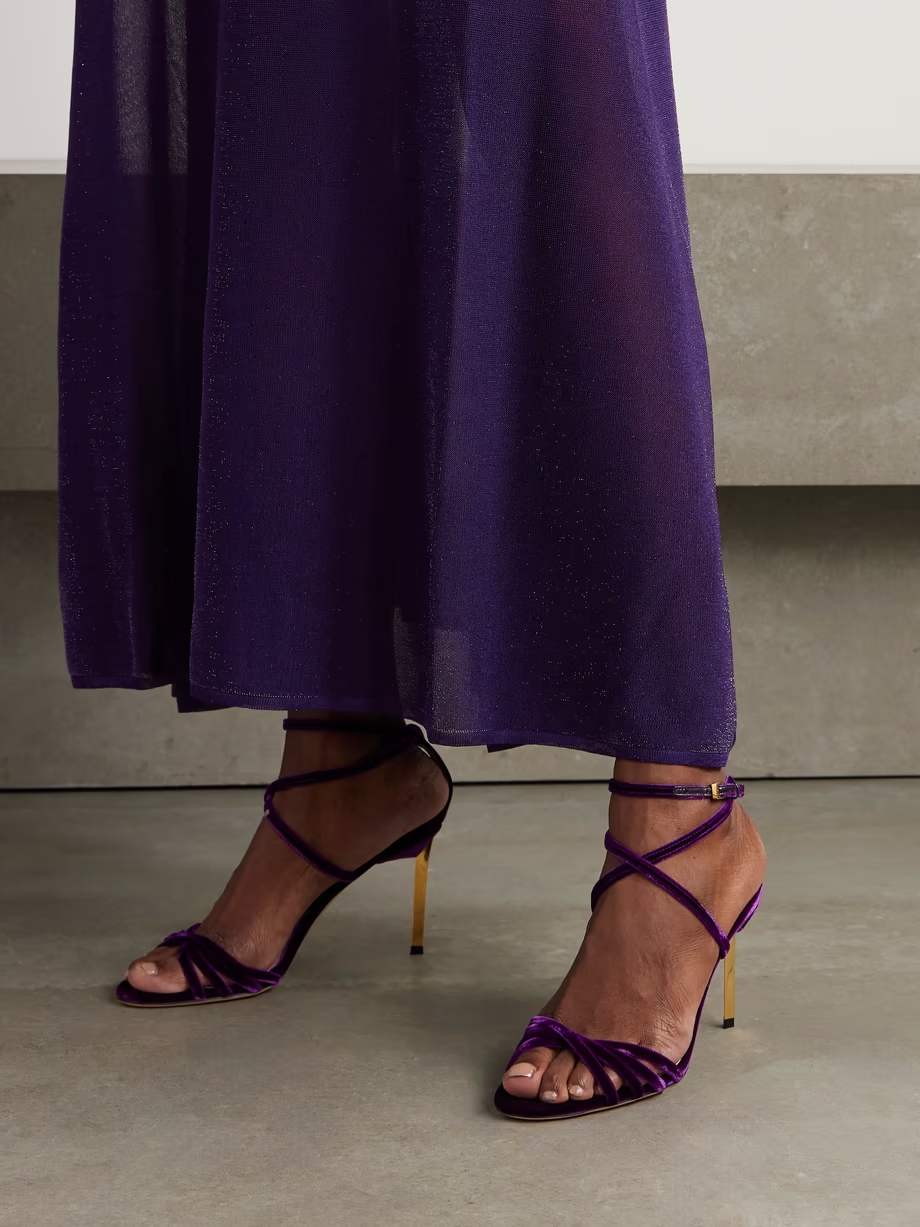Ida velvet sandals Ida velvet sandals