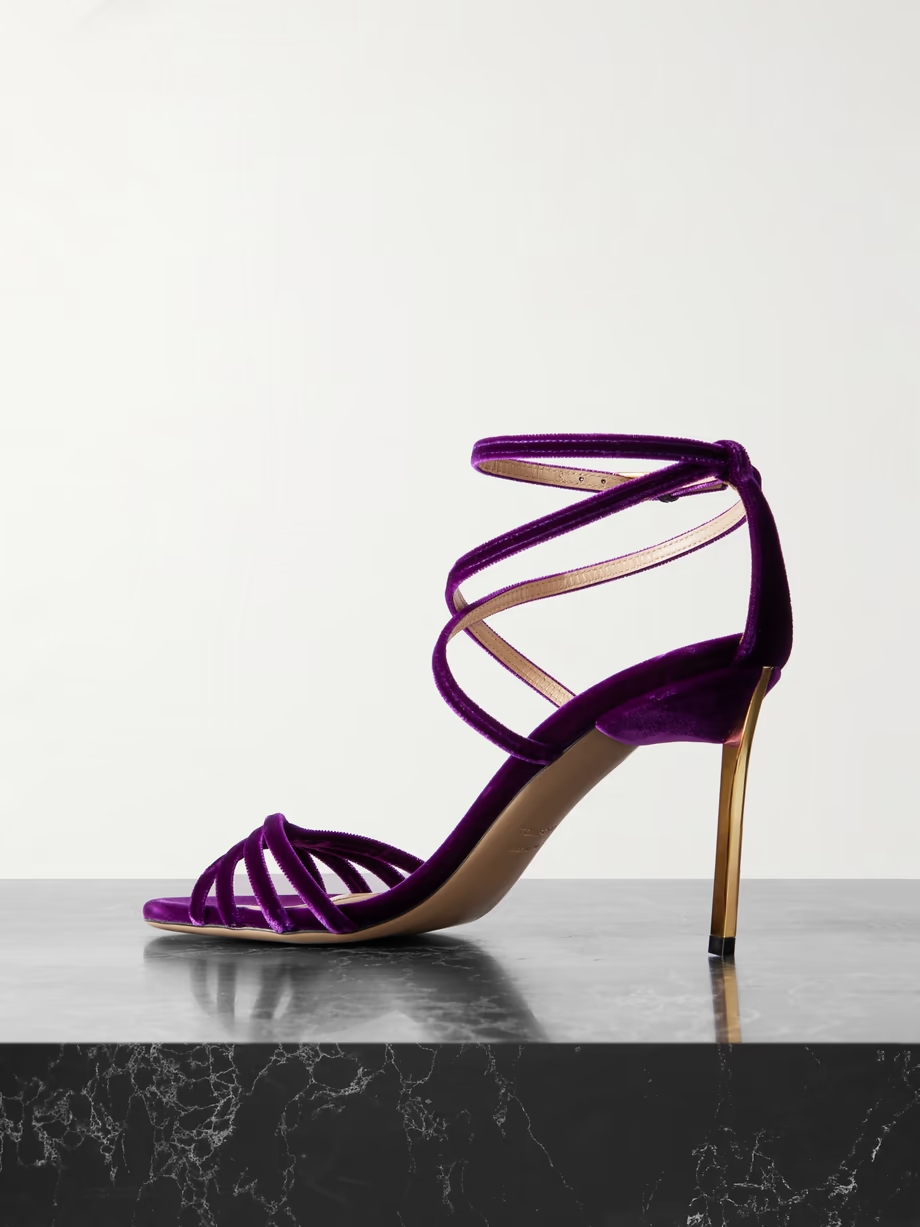 Ida velvet sandals Ida velvet sandals