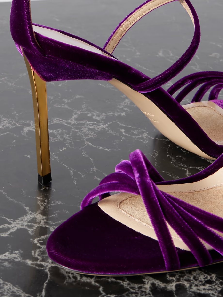 Ida velvet sandals Ida velvet sandals