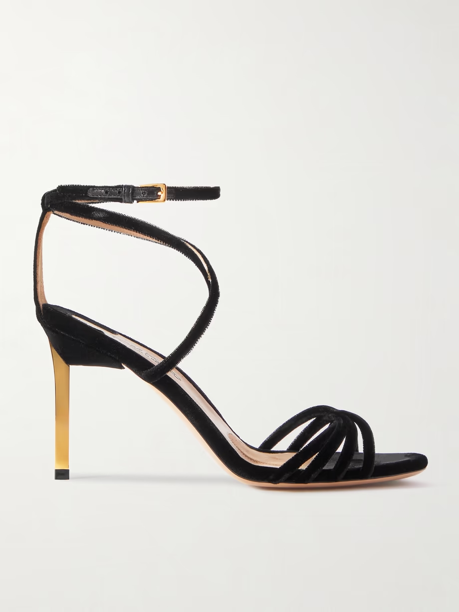 Ida velvet sandals Ida velvet sandals