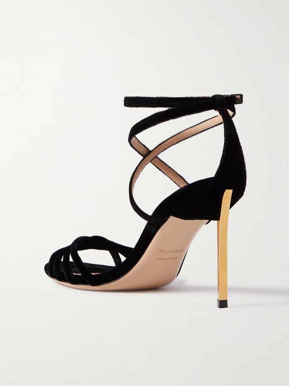 Ida velvet sandals Ida velvet sandals