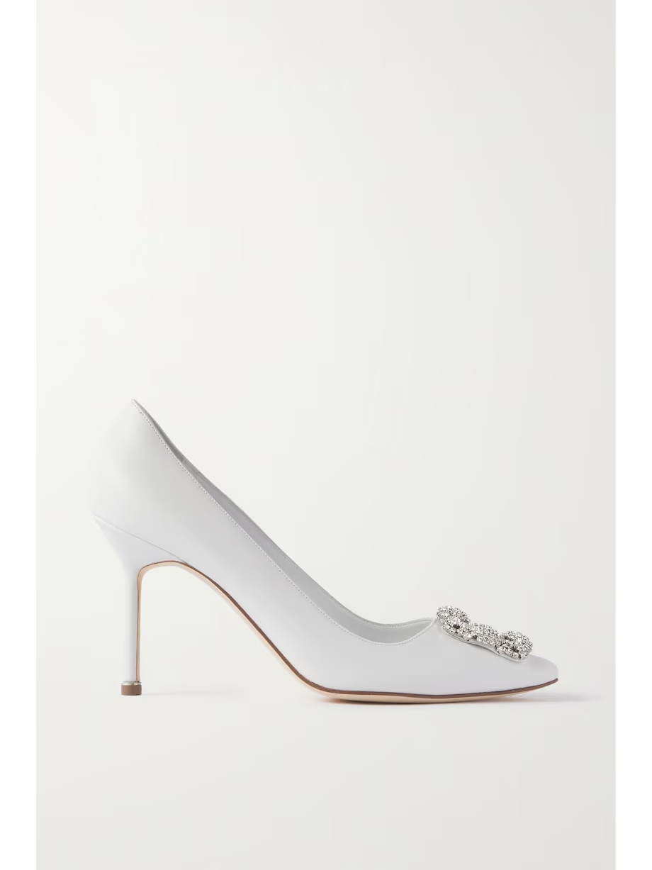 Hangisi 90 embellished leather pumps Hangisi 90 embellished leather pumps