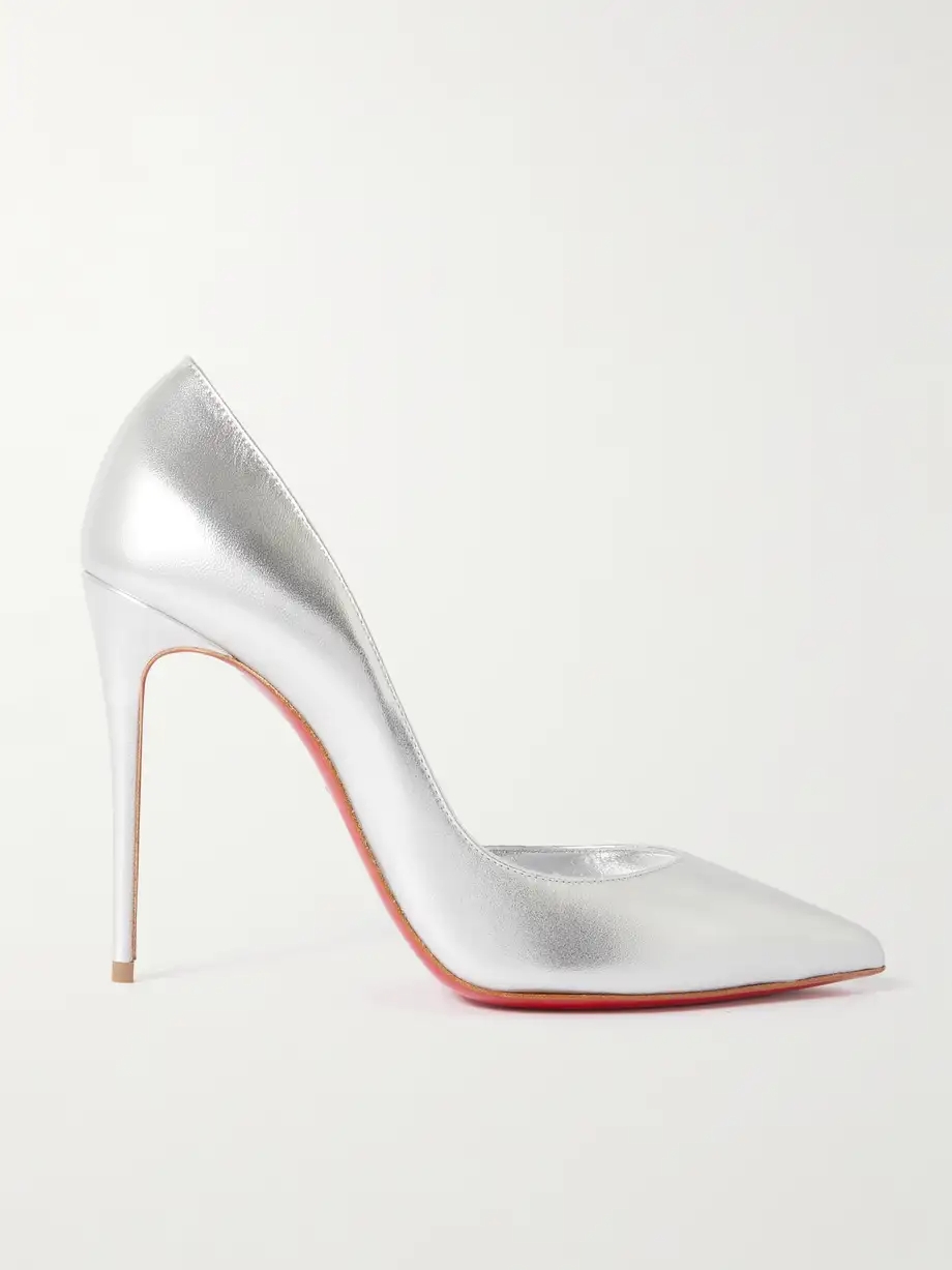Iriza 100 metallic leather pumps Iriza 100 metallic leather pumps