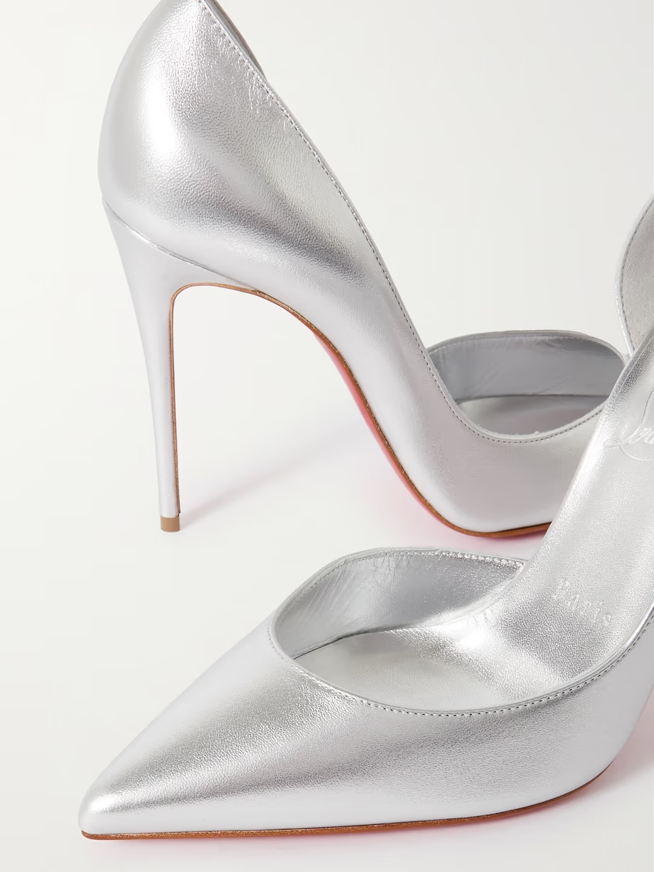Iriza 100 metallic leather pumps Iriza 100 metallic leather pumps