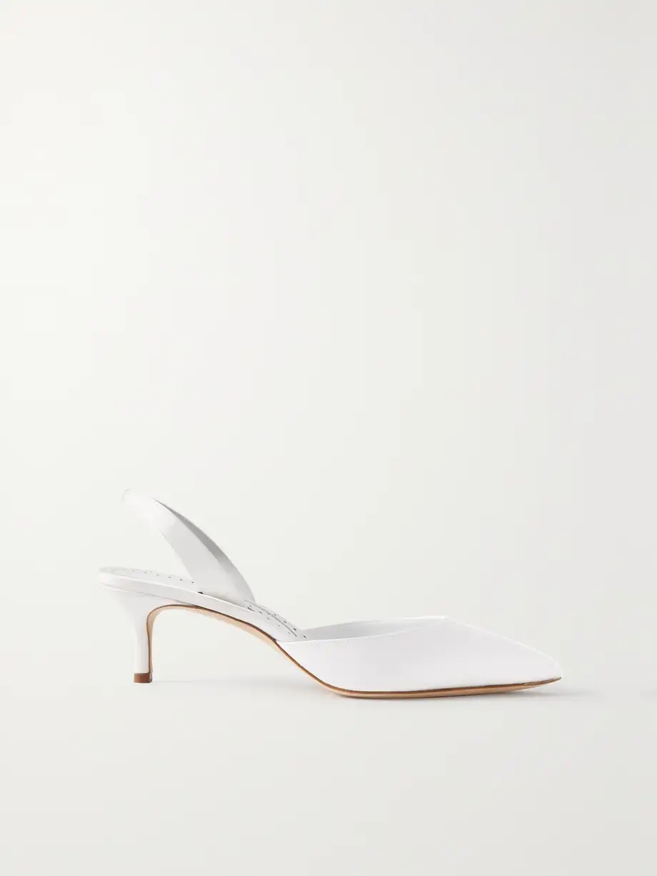 Carolyne Bridal 50 satin slingback pumps Carolyne Bridal 50 satin slingback pumps