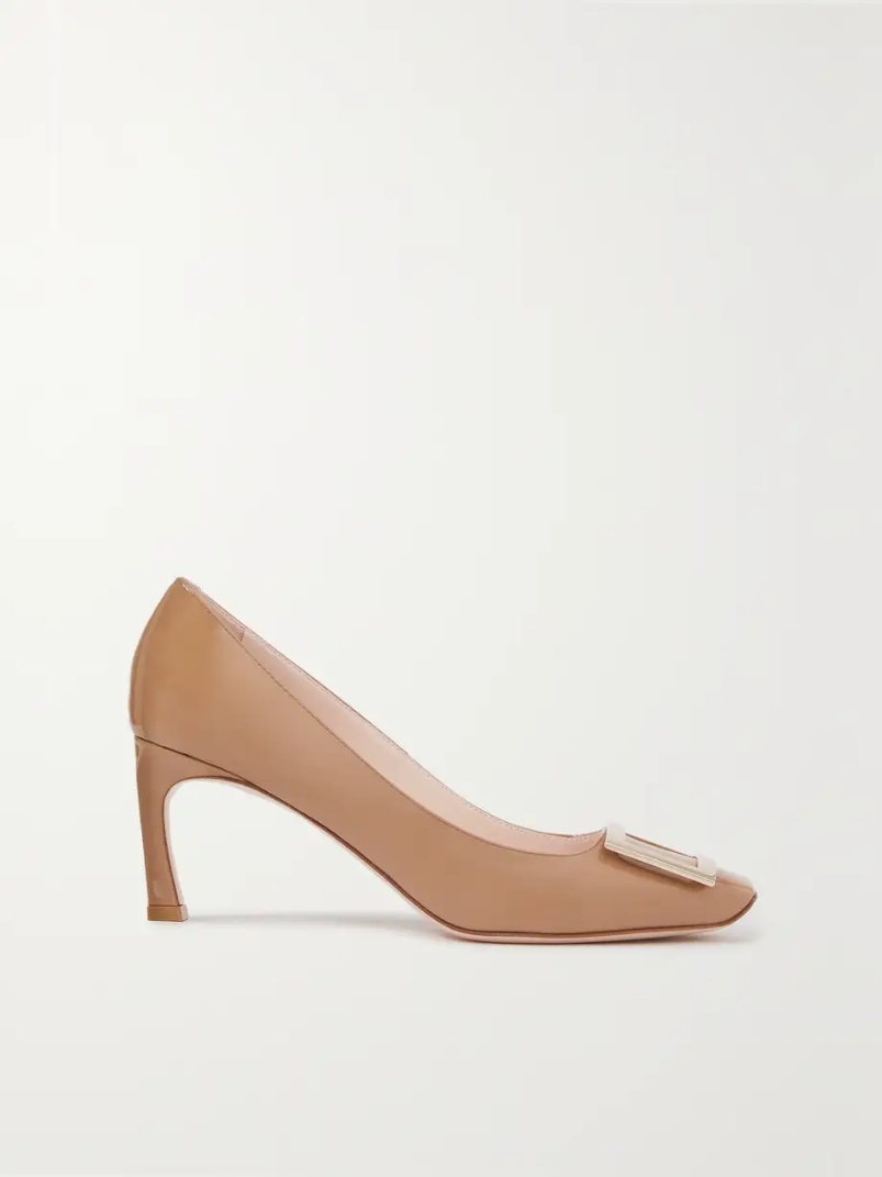 Belle Vivier Trompette embellished patent-leather pumps Belle Vivier Trompette embellished patent-leather pumps