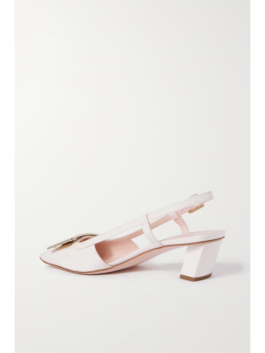 Belle Vivier patent-leather slingback pumps Belle Vivier patent-leather slingback pumps