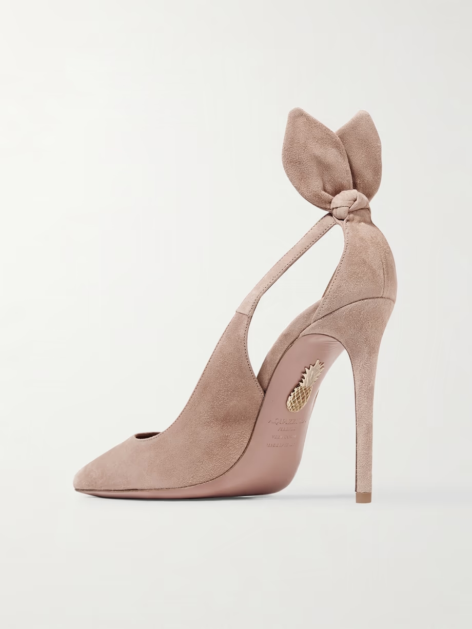 Bow Tie 105 suede pumps Bow Tie 105 suede pumps
