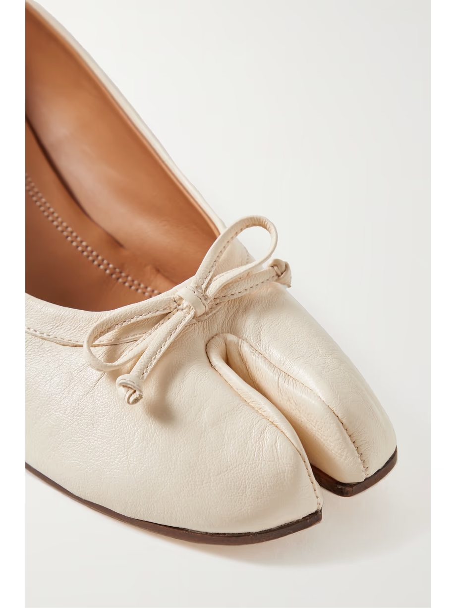 Tabi split-toe leather ballet flats Tabi split-toe leather ballet flats