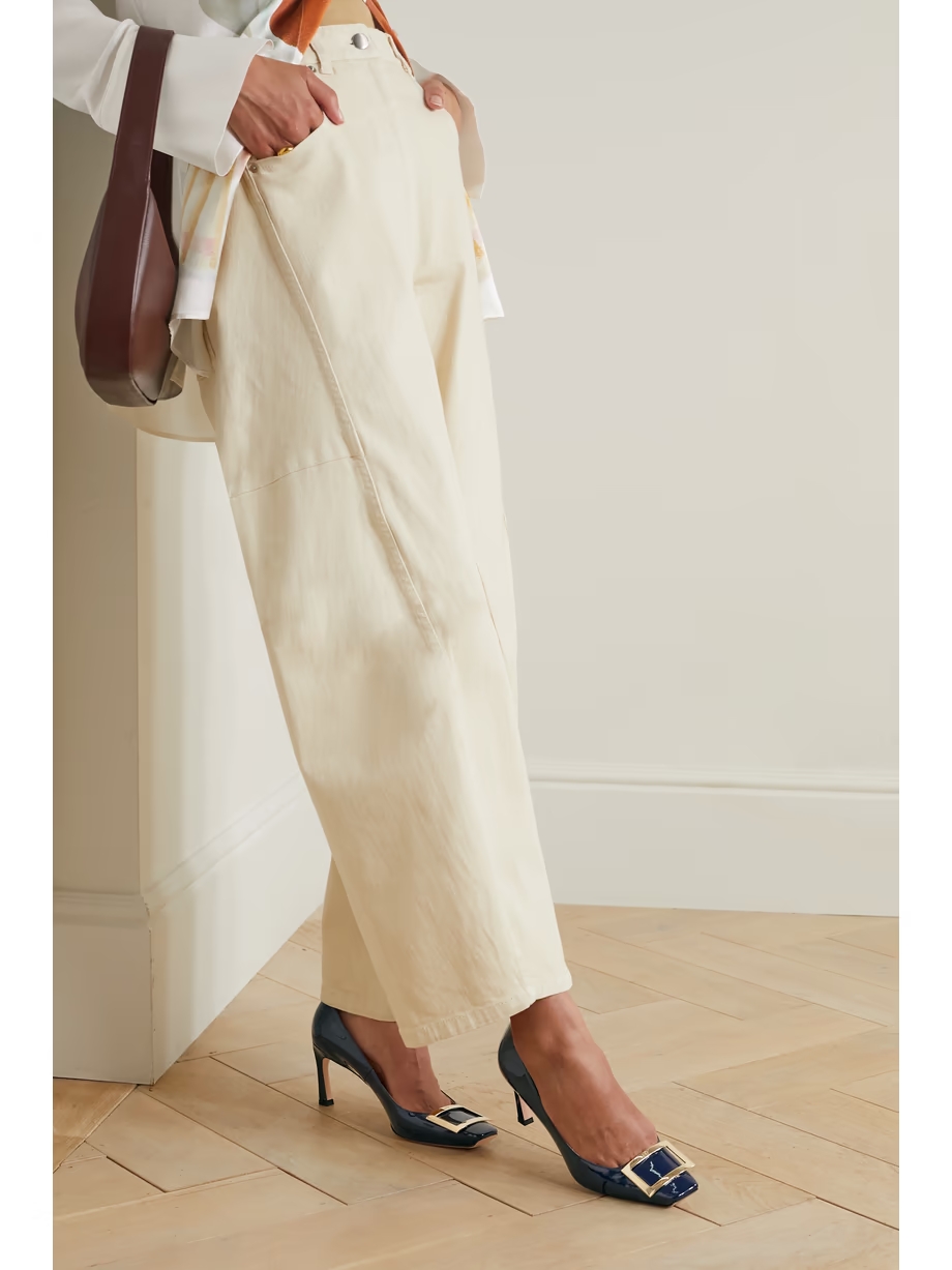 Belle Vivier Trompette buckled patent-leather pumps Belle Vivier Trompette buckled patent-leather pumps
