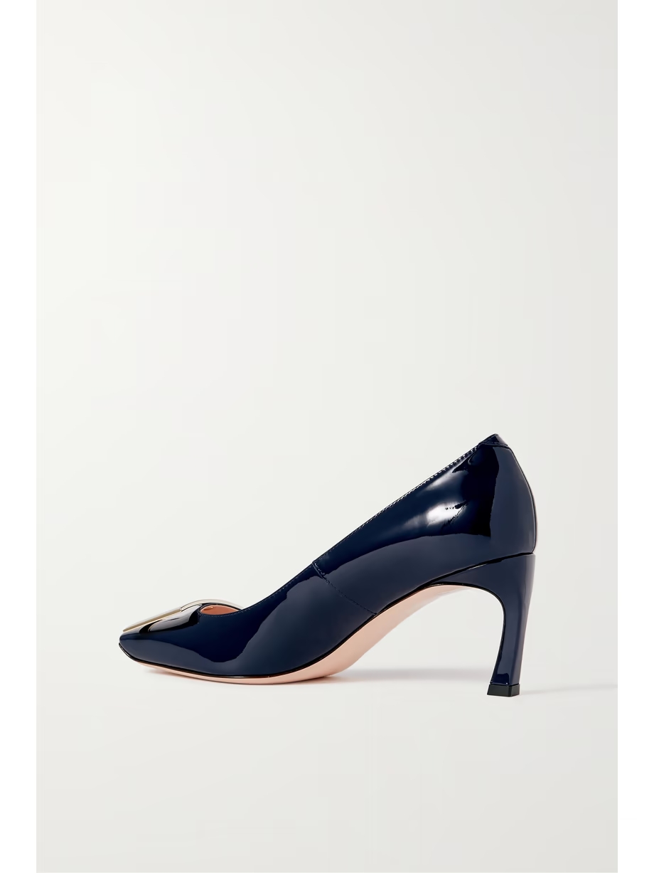 Belle Vivier Trompette buckled patent-leather pumps Belle Vivier Trompette buckled patent-leather pumps
