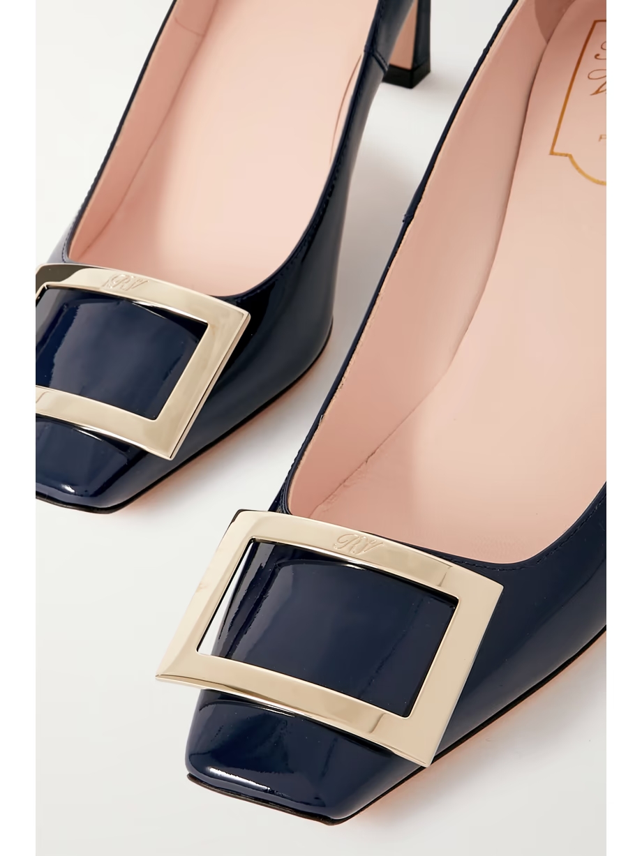 Belle Vivier Trompette buckled patent-leather pumps Belle Vivier Trompette buckled patent-leather pumps