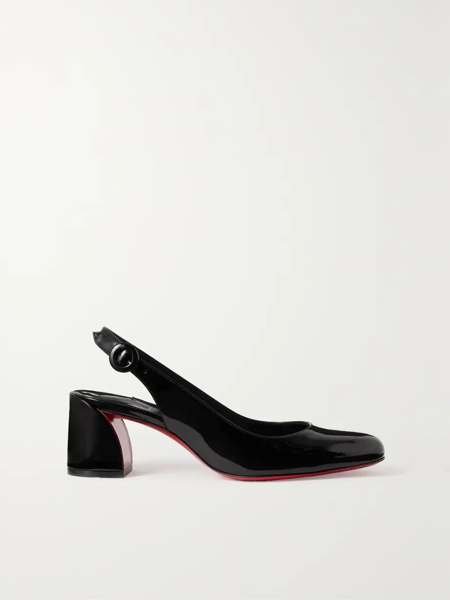 So Jane 55 patent-leather slingback pumps So Jane 55 patent-leather slingback pumps