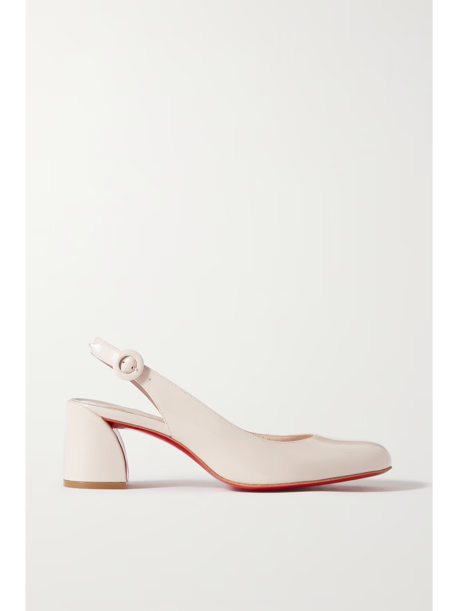 So Jane 55 patent-leather slingback pumps So Jane 55 patent-leather slingback pumps