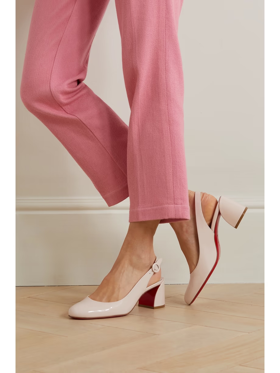 So Jane 55 patent-leather slingback pumps So Jane 55 patent-leather slingback pumps