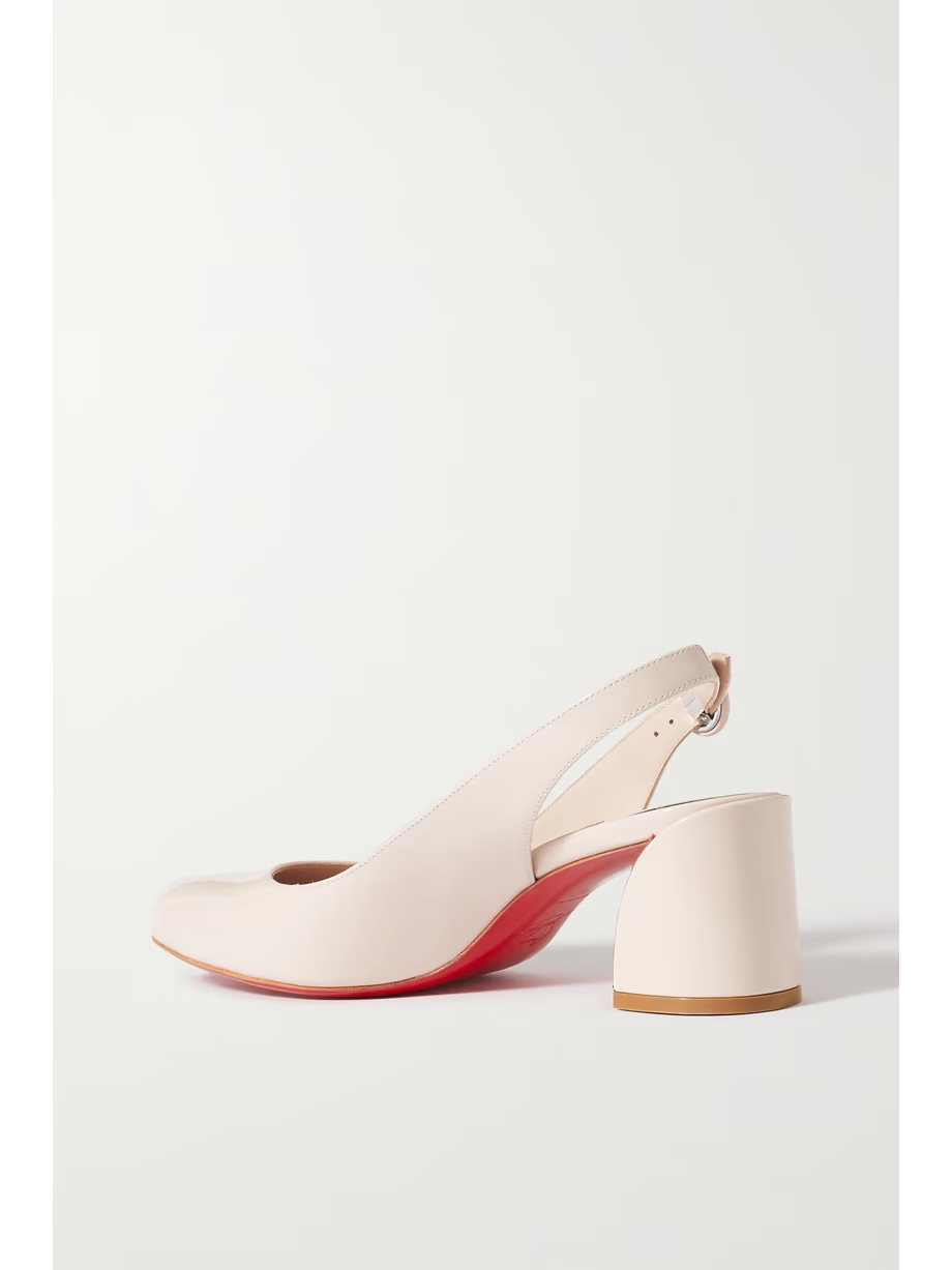So Jane 55 patent-leather slingback pumps So Jane 55 patent-leather slingback pumps