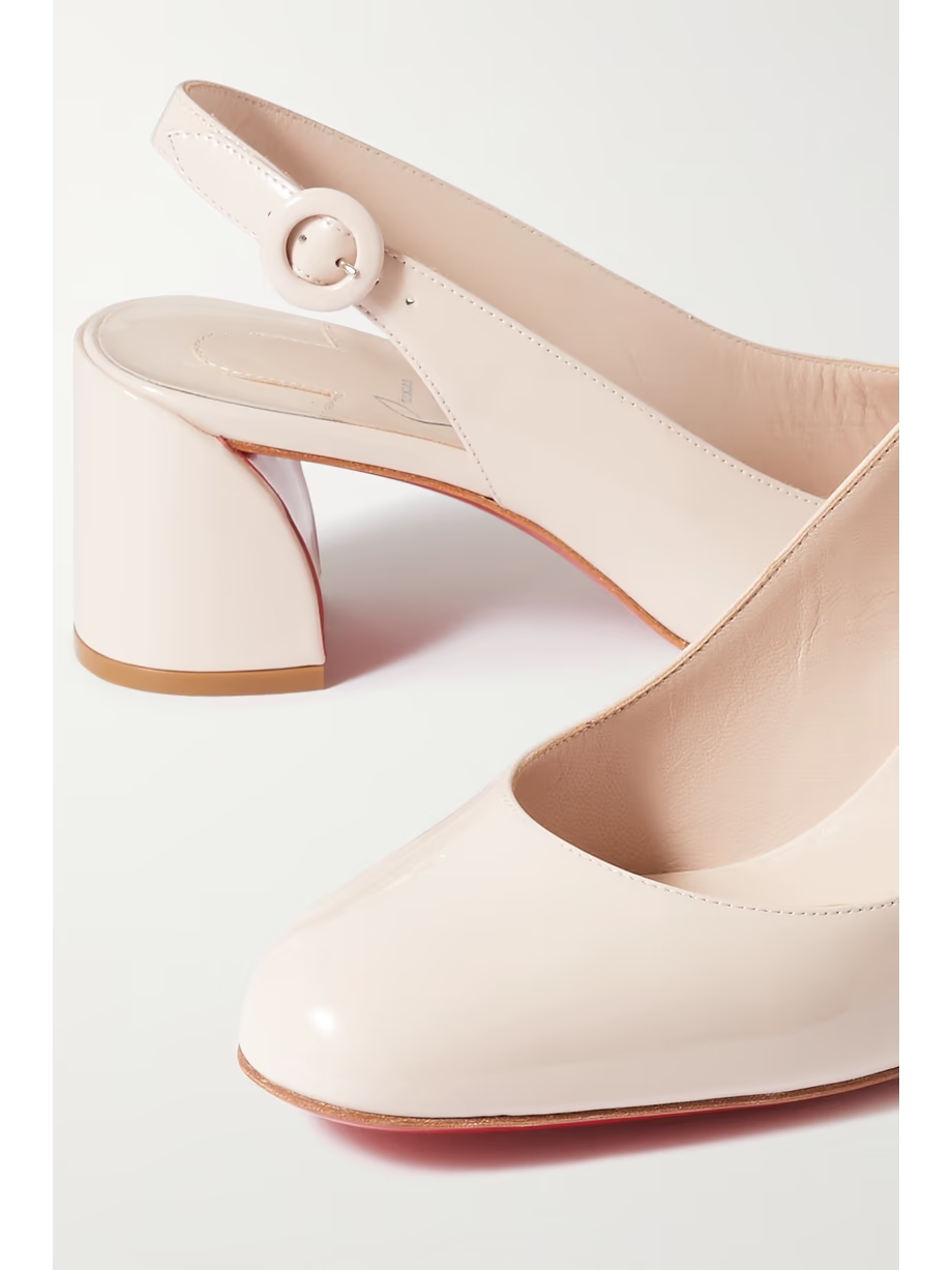 So Jane 55 patent-leather slingback pumps So Jane 55 patent-leather slingback pumps