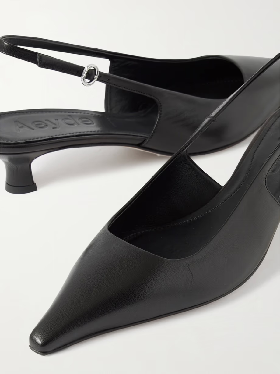 Catrina leather slingback pumps Catrina leather slingback pumps