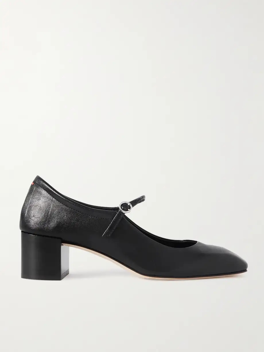 Aline leather Mary Jane pumps Aline leather Mary Jane pumps