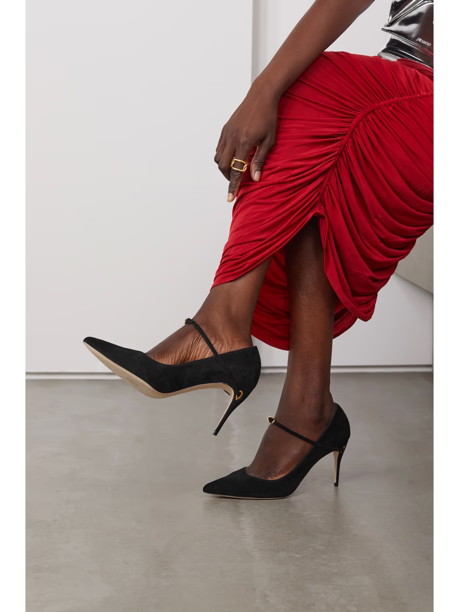 Lorenzo 85 suede pumps Lorenzo 85 suede pumps