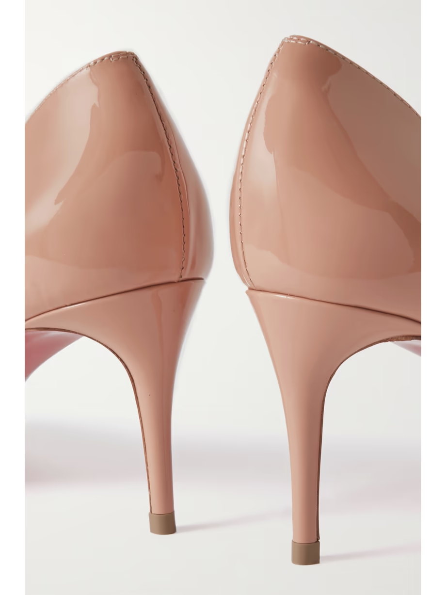 Hot Chick 70 scalloped patent-leather pumps Hot Chick 70 scalloped patent-leather pumps