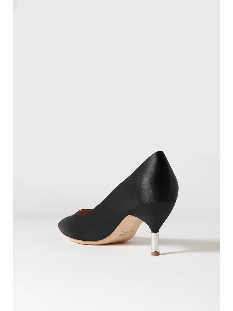+ NET SUSTAIN Inaya embellished satin pumps + NET SUSTAIN Inaya embellished satin pumps