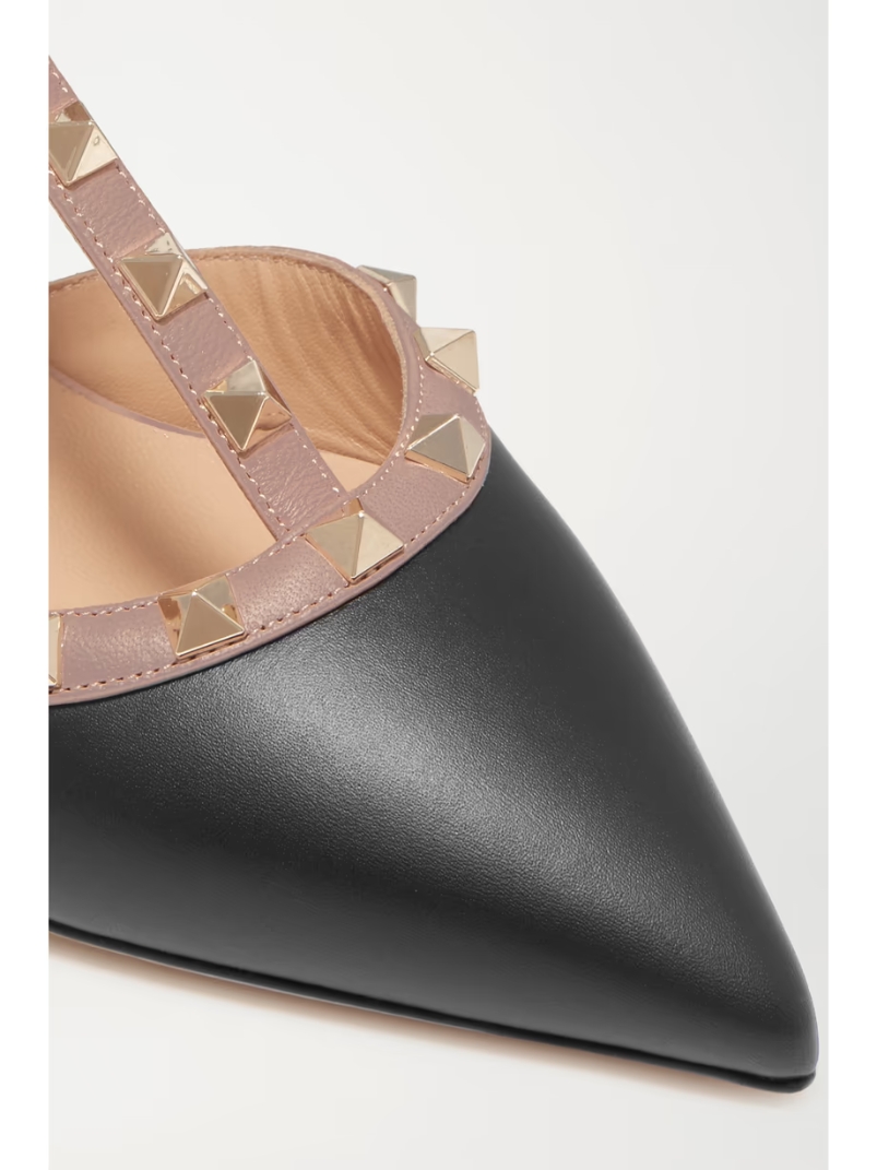 Valentino Garavani Rockstud 65 two-tone leather pumps Valentino Garavani Rockstud 65 two-tone leather pumps