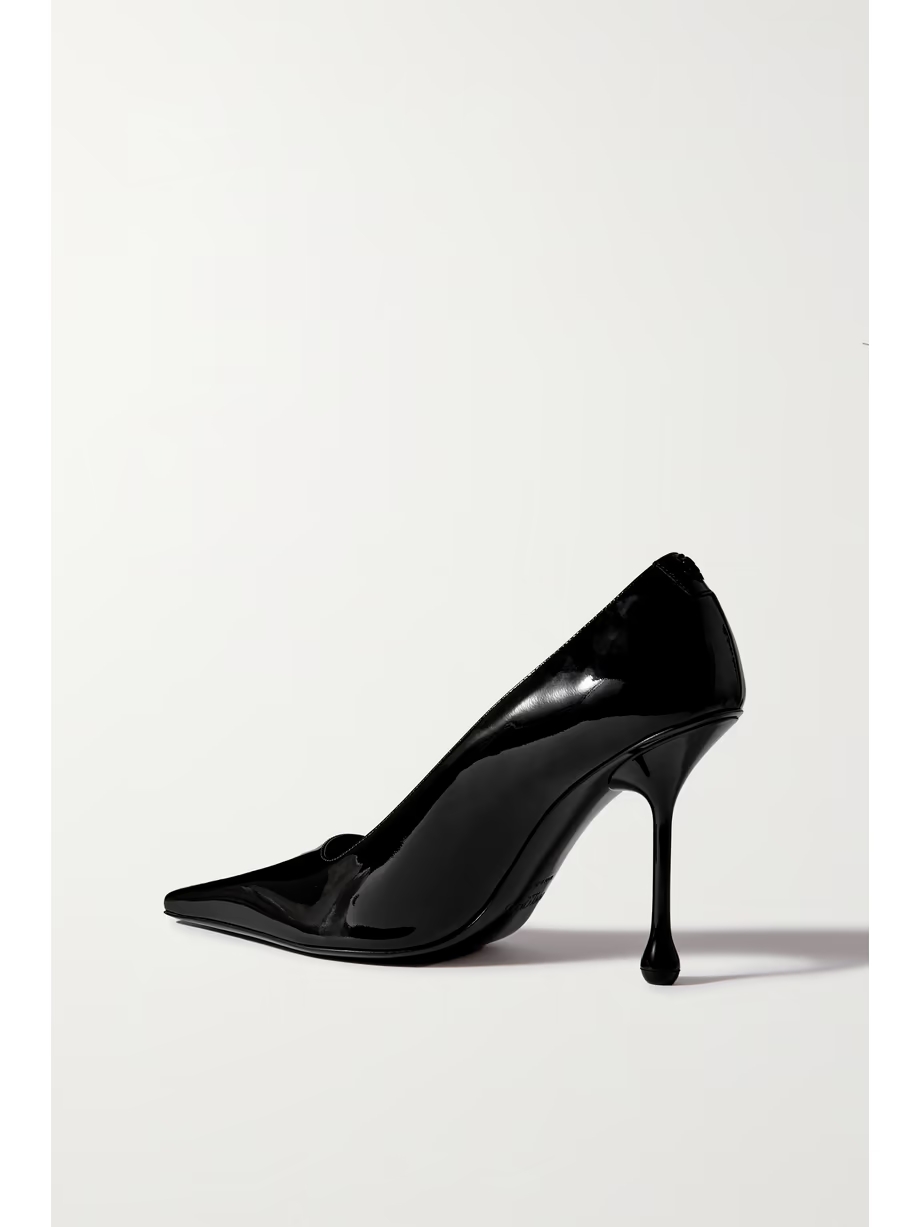 Ixia 95 patent-leather point-toe pumps Ixia 95 patent-leather point-toe pumps