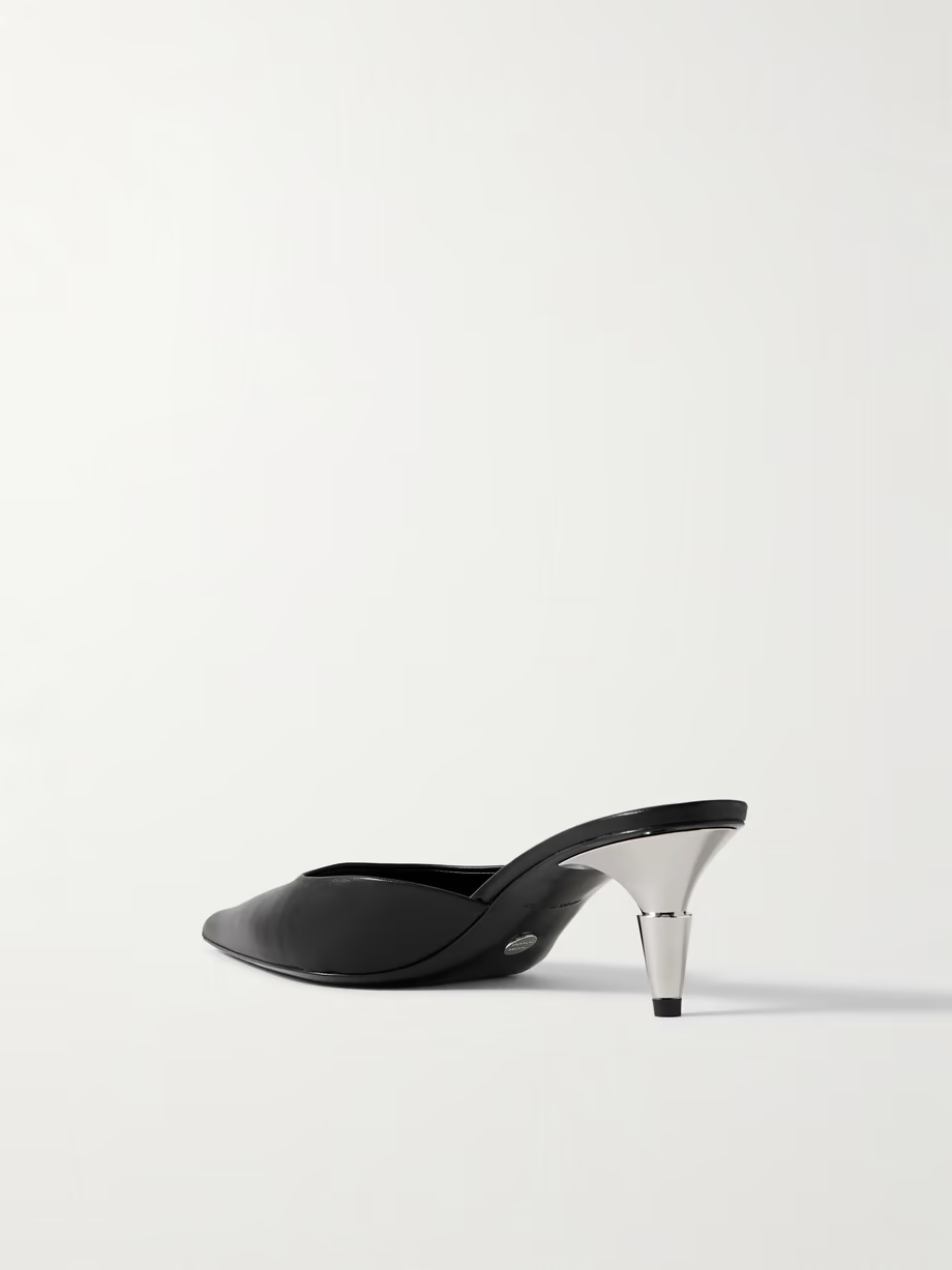 Spike leather mules Spike leather mules