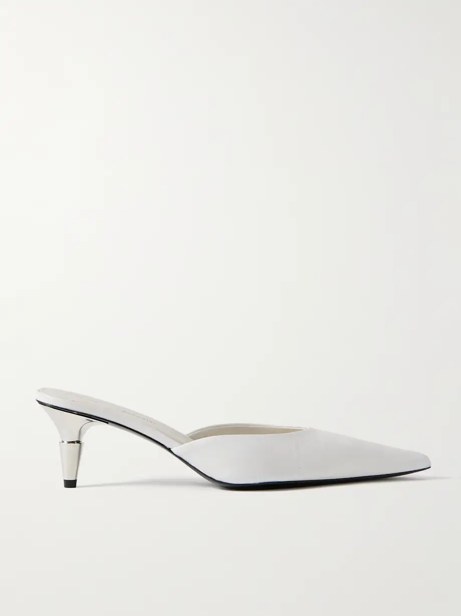 Spike leather mules Spike leather mules