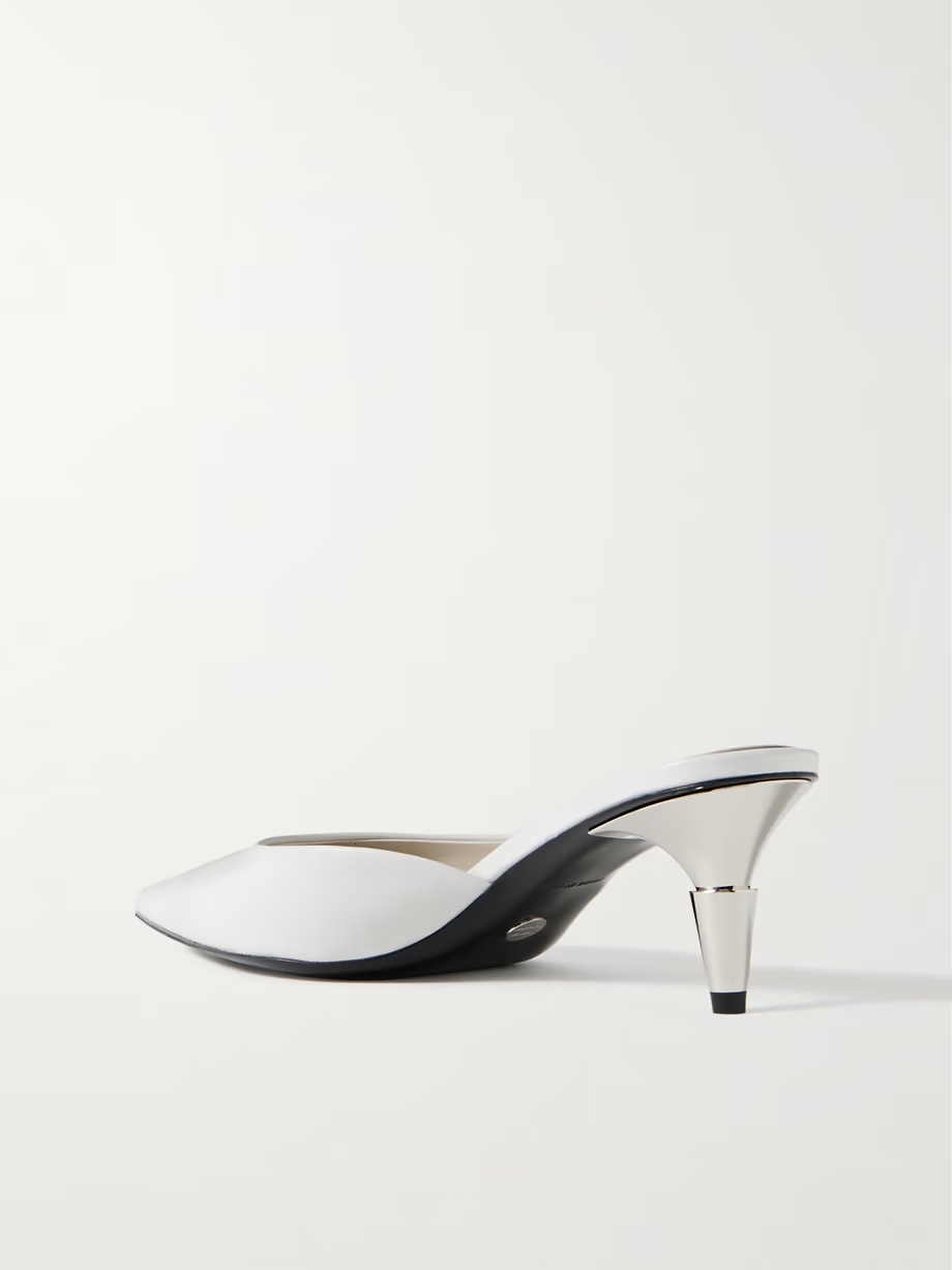 Spike leather mules Spike leather mules